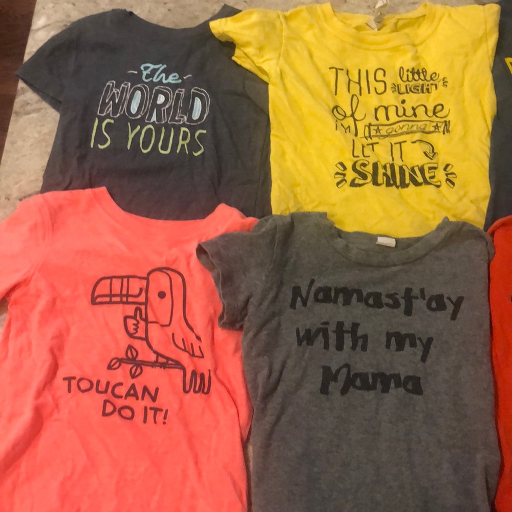 Lot of 3T Statement T-shirt’s